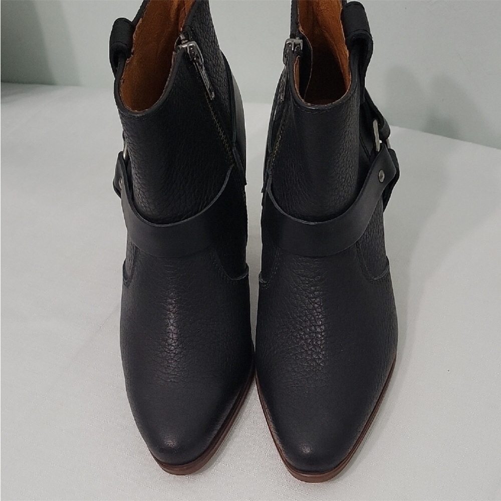 Madewell Women’s Black Leather Boho Ankle Boots Size 6 - Picture 4 of 11